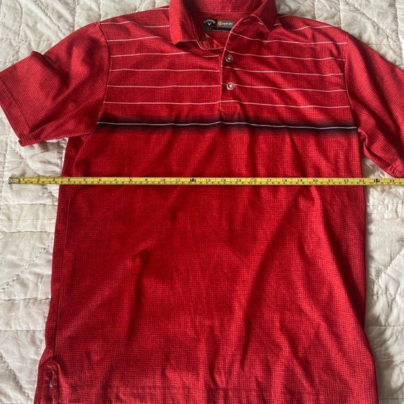 Men’s Callaway Small Red Polo(Opti-Dri) - Picture 2 of 5